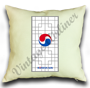 Korean Air Timetable Cover Linen Pillow Case Cover