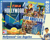 Los Angeles TWA Travel Poster Puzzle by New York Puzzle Company - (1,000 pieces)