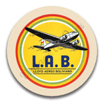 L.A.B. Lloyd Aéreo Boliviano 1950's Vintage Magnets