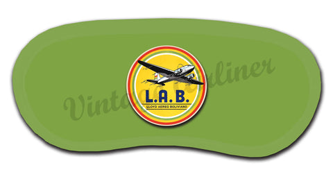 L.A.B. Lloyd Aéreo Boliviano 1950's Vintage Bag Sticker Mask