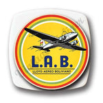 L.A.B. Lloyd Aéreo Boliviano 1950's Vintage Magnets