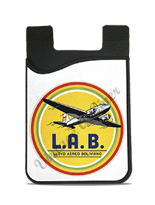 L.A.B. ,Lloyd Aereo Boliviano 1950's Bag Sticker Card Caddy