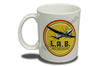 Lloyd Aero Boliviano 1950's Vintage Bag Sticker  Coffee Mug