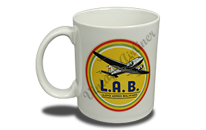 Lloyd Aero Boliviano 1950's Vintage Bag Sticker  Coffee Mug