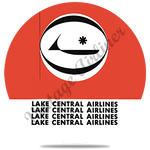 Lake Central Airlines Round Coaster