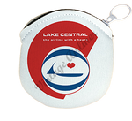 Lake Central Airlines Logo Round Coin Purse