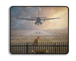 Landing Sunset Photo Art Mousepad