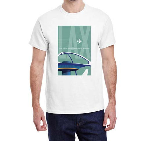 Los Angeles LAX Airport Poster T-shirt