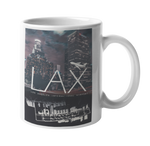 LAX International Airport Map Art Coffee Mug