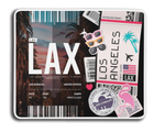 Ticket To Los Angeles Collage MousePad