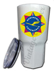 Lufthansa 1950's Bag Sticker Tumbler