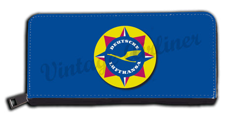 Lufthansa 1950's Vintage Bag Sticker wallet