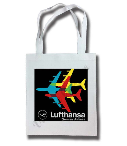 Lufthansa 1970's Vintage Tote Bag