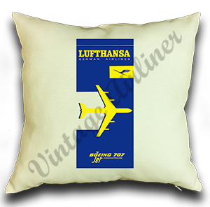 Lufthansa Airlines Timetable Cover Pillow Case Cover