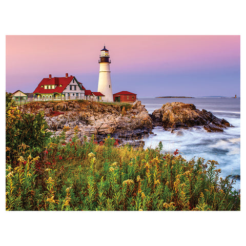 Maine Lighthouse Puzzle by White Mountain - (1,000 pieces)