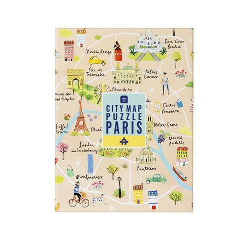 Map Puzzle 250 Pieces - Paris (250 pieces)