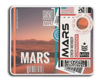 Ticket To Mars Collage MousePad