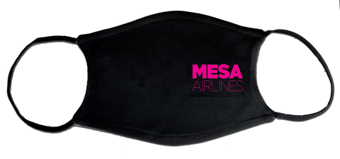 MESA Airlines Pink Logo Face Mask