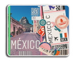 Ticket To Mexico Collage MousePad