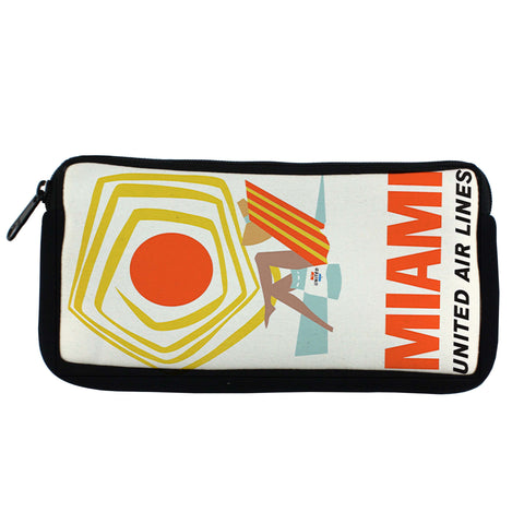 United Airlines Miami Travel Pouch
