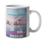 Miami Baggage Tag Art Coffee Mug