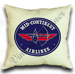 Mid-Continent Airlines Logo Cover Pillow Case Cover