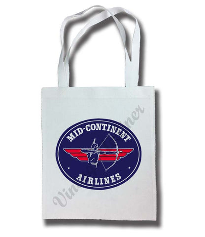 Mid-Continent Airlines Logo Tote Bag