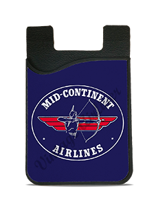 Mid-Continent Airlines Logo Card Caddy
