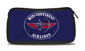 Mid-Continent Airlines Logo Travel Pouch