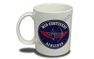 Mid-Continent Airlines Logo  Coffee Mug