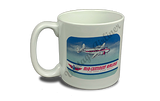 Mid-Continent Airlines Vintage Bag Sticker  Coffee Mug