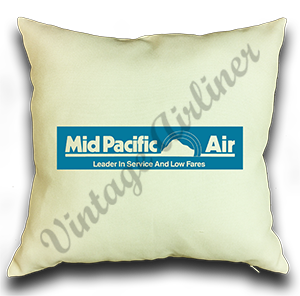 Mid Pacific Airlines Logo Pillow Case Cover