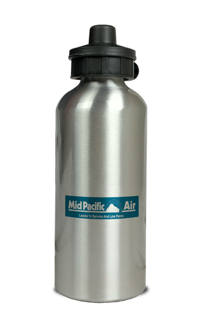 Mid Pacific Airlines Logo Aluminum Water Bottle