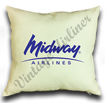 Midway Airlines 1993 Logo Pillow Case Cover