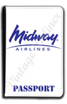 Midway Airlines 1993 Logo Passport Case