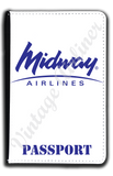 Midway Airlines 1993 Logo Passport Case