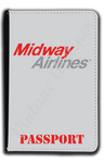 Midway Airlines 1979 Logo Passport Case