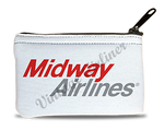 Midway Airlines 1979 Logo Rectangular Coin Purse
