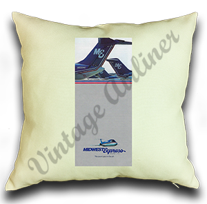 Midwest Express Timetable Cover Pillow Case Cover