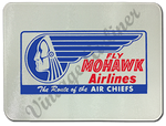 Mohawk Airlines 1940's Glass Cutting Board