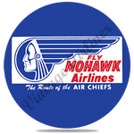 Mohawk Airlines 1940's Round Coaster