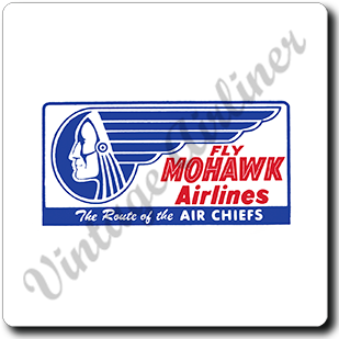 Mohawk Airlines 1940's Square Coaster