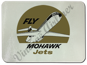 Mohawk Airlines Mohawk Jets Bag Sticker Glass Cutting Board