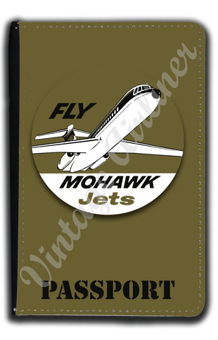 Mohawk Airlines Jet Bag Sticker Passport Case