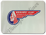 Mohawk Airlines Logo Glass Cutting Board