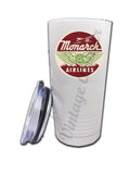 Monarch Airlines 1940's Bag Sticker Tumbler