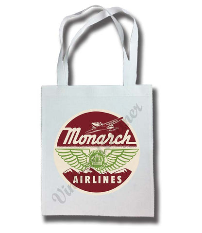 Monarch Airlines 1950's Vintage Tote Bag