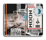 Ticket To The Moon Collage MousePad