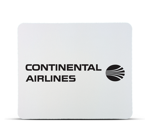 Continental Airlines 1967 Logo Black Mousepad