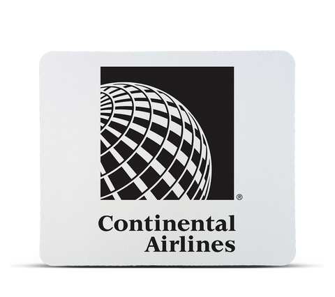 Continental Airlines Last Logo Black Mousepad